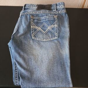 Men's Blue Bootcut Jeans